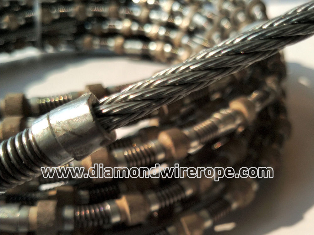Specifically designed for dry cutting rope saw Marble quarrying dry-cut rope cut