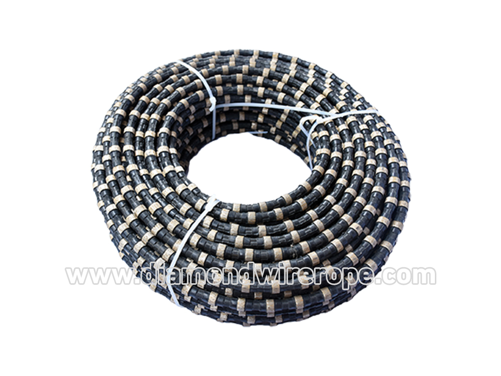 Diamond cut rope saw for Marble quarrying