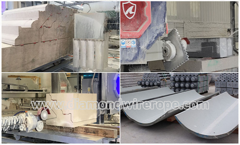 Wire Saw for profiling marble