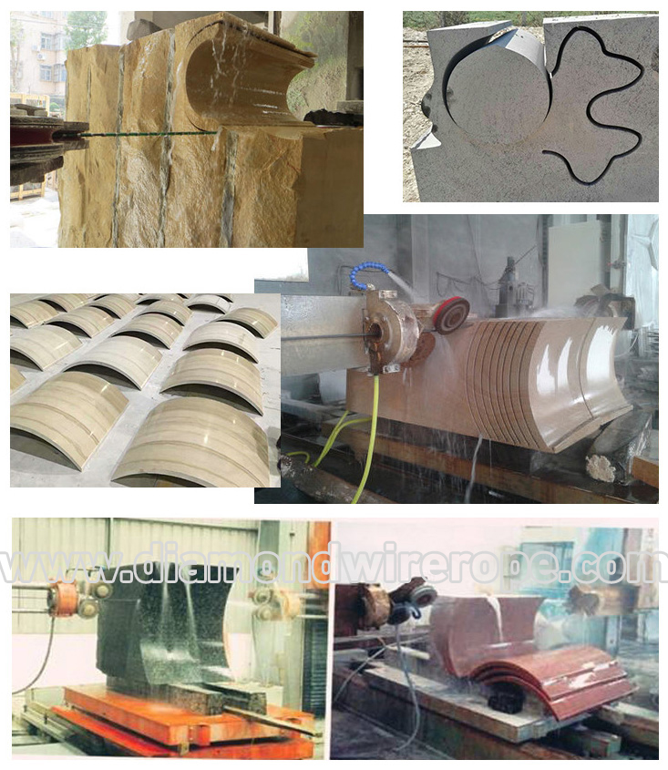 Wire Saw for profiling marble