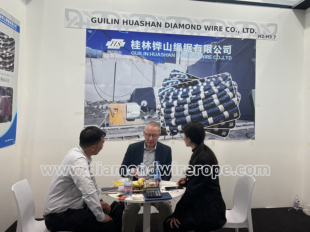  Granite Raw Stone Dressing Rope Saw. 