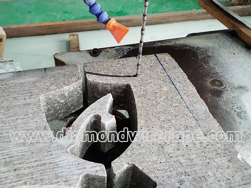 Diamond wire rope Quarrying granite and Primary Processing