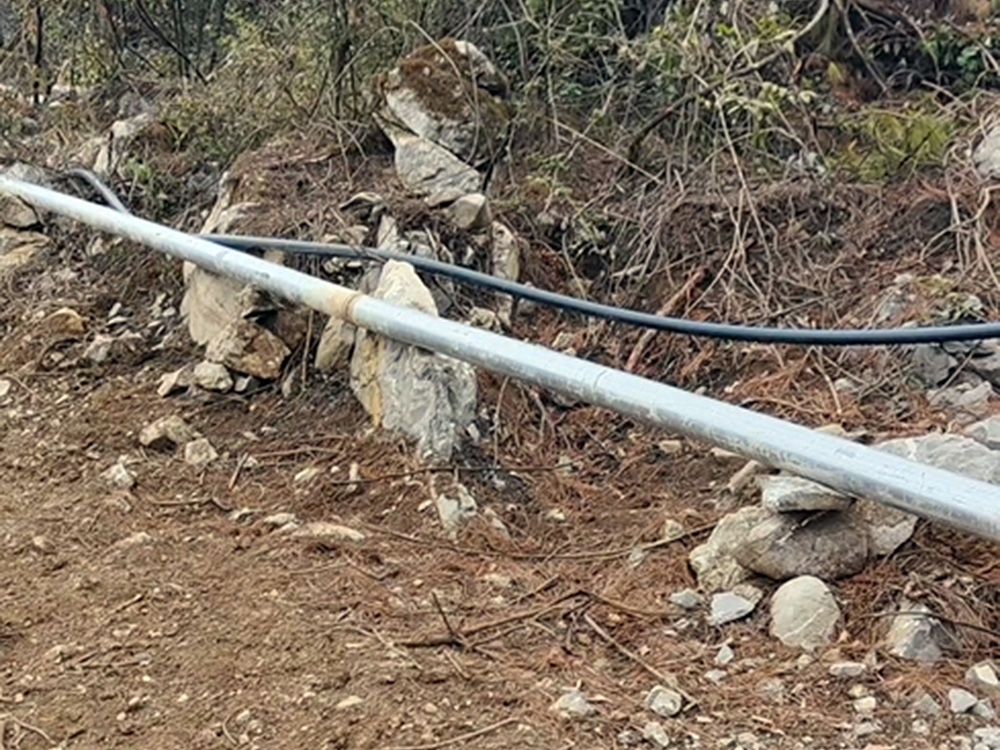 quarrying Water Supply pipe